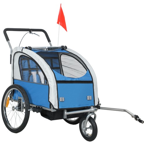 Kid bike trailer with - 2-kid,