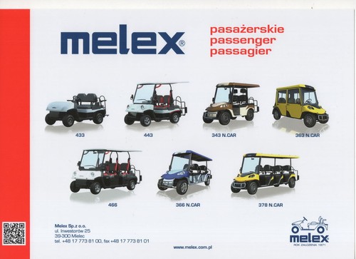 Melex passenger range made - range, (made