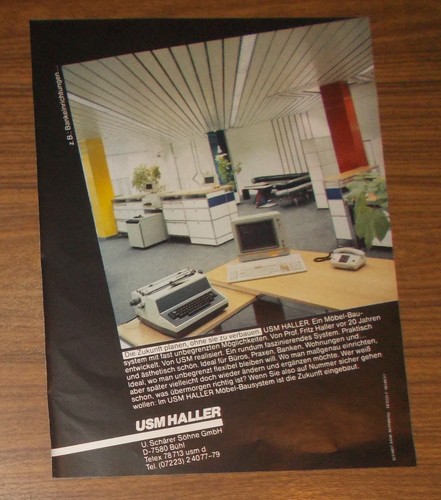 Rare advertising usm haller - advertising,