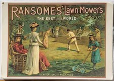 Ransomes Lawn Mowers Vintage