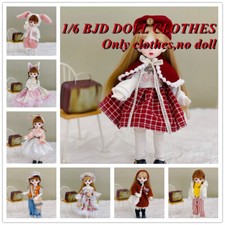 1/6 BJD Dolls Clothes Outfits Cute Dress for 30cm Height Doll Replacement DIY