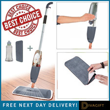 GREY SPRAY MOP MICROFIBRE