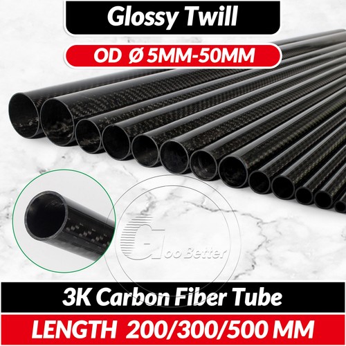 Carbon fiber tube - tube,, glossy