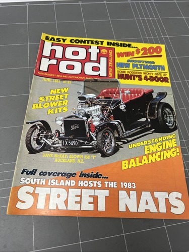 Vintage car magazine hot rod - car,