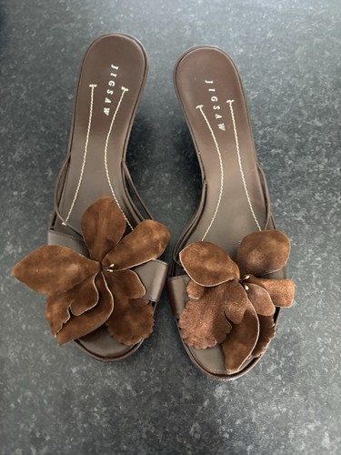 Jigsaw vintage brown suede - vintage,