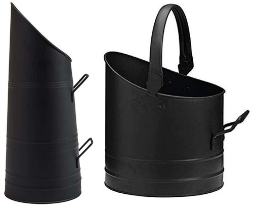 Black fireside iron coal - black,