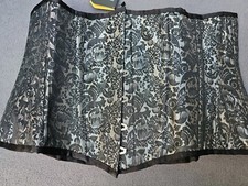 Corset Story Black Silver