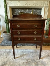 Antique Mahogany Music Cabinet