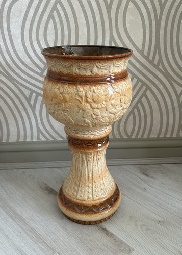 Vintage large ceramic pedestal - vintage,