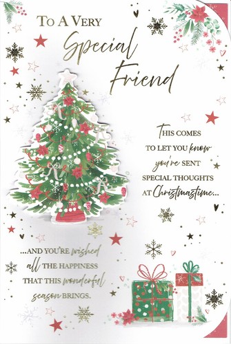 Friend christmas card - friend, quality
