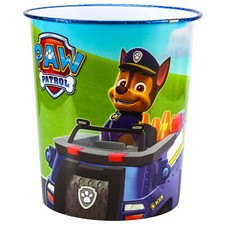 Paw Patrol Kids Waste Bucket Paper Bin Basket for Bedroom Desk Dustbin 