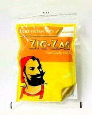 2 x ZIG ZAG Bags of 100 REGULAR Cig Filter Tips Cigarette 7mm Filter Tip