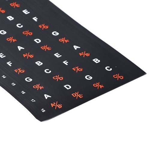 Guitar fretboard sticker - guitar,