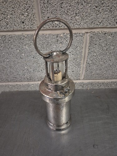 Vintage miners safety lamp - miners,