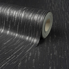 Plain Black Silver Glitter