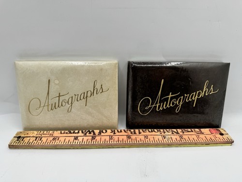 Vintage autograph albums - lot, 2