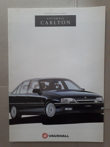 Vauxhall carlton brochure 1991 - vauxhall,