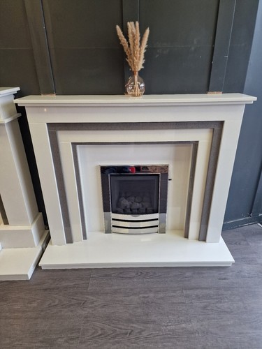 Fireplace marble surround led - surround,