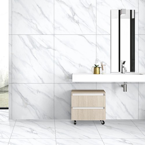 600x600mm white matt - 600x600mm, marble