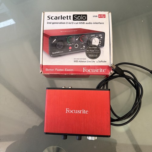 Focusrite scarlett solo 2i2 - focusrite,