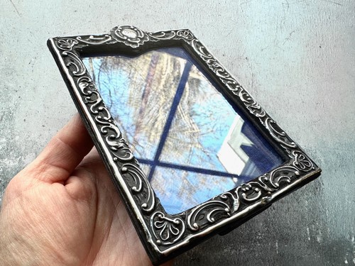 Silver picture frame - j, c