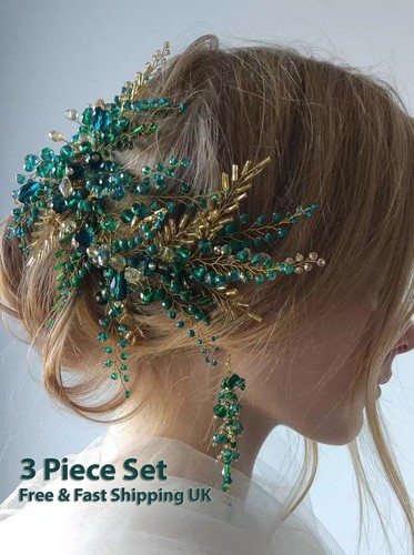Bohe green hair vine - hair,