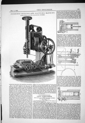Old 1885 combined milling - 1885,