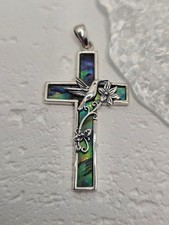 Hummingbird Cross Pendant