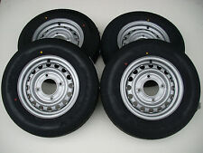 4 X 165 R13 C 8PLY 4 STUD 5.5" PCD TRAILER WHEELS AND TYRES 165 R13C