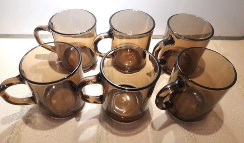 Set six duralex smoked - set,