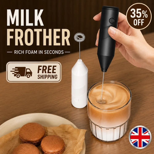 Milk frother frothy - frother, coffee