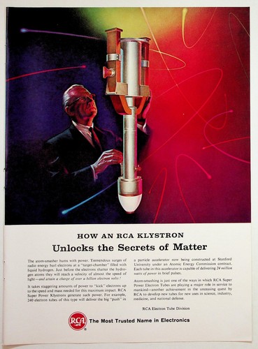 Rca klystron vintage 1950s - rca, ad
