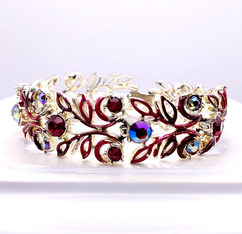 Abstract leaf bracelet - abstract,