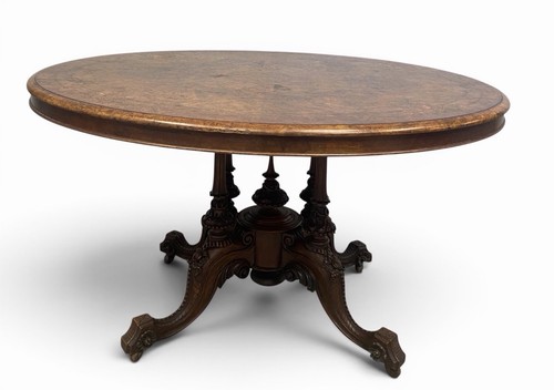 19th century burr - century, oval