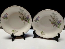 Mitterteich Bavaria Lilac 8" Bowl Beautiful Condition Set of 2