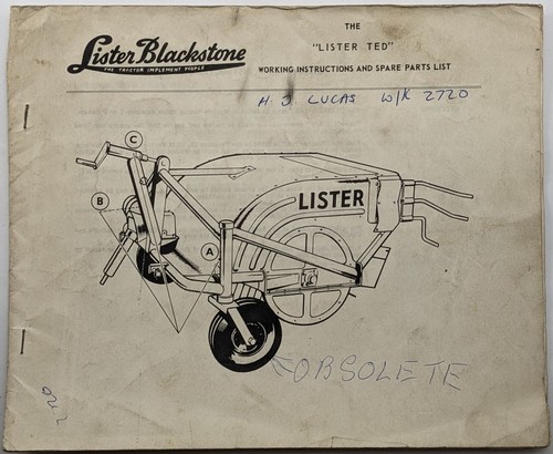 Original lister blackstone - original,