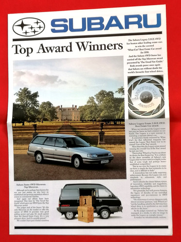 1990 subaru range - range, sales