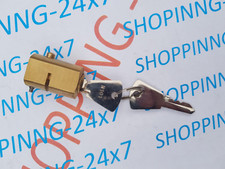LAMBRETTA J RANGE STEERING LOCK WITH 2 KEYS BRASS J 50 100 125 CENTO