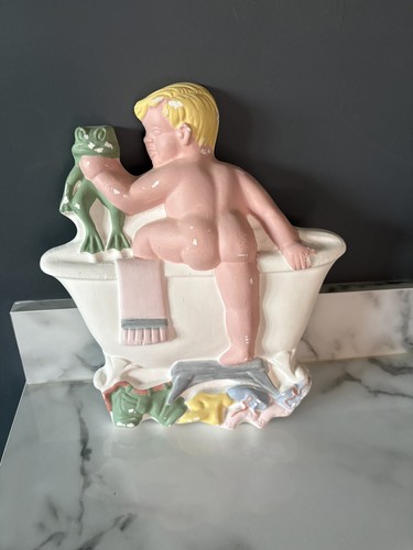 Vintage 1970 chalkware - 1970, wall