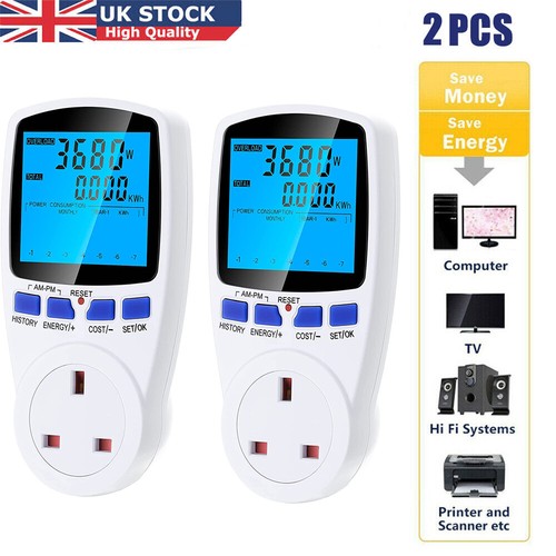 2pcs plug power consumption - uk,