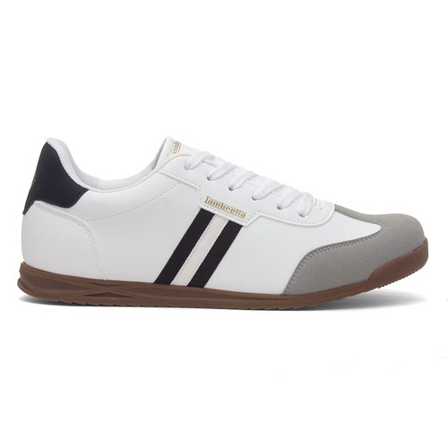 Lambretta mens trainers white - mens,