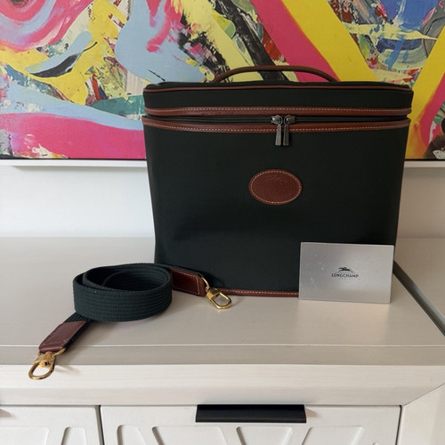 Longchamp dark green travel - dark,