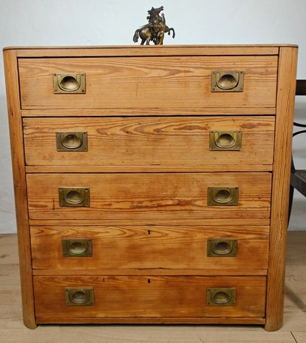 Vintage pine chest - chest, of