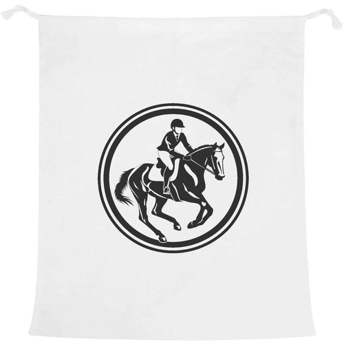 Equestrian rider with horse - 'equestrian,