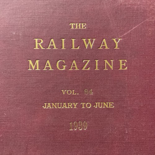 The railway magazine bound - railway,