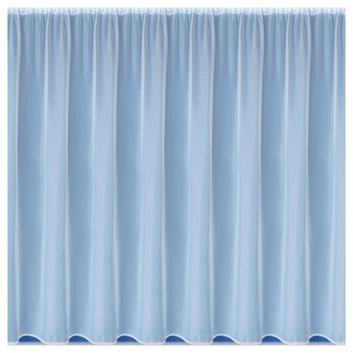 Plain window door white net - white,