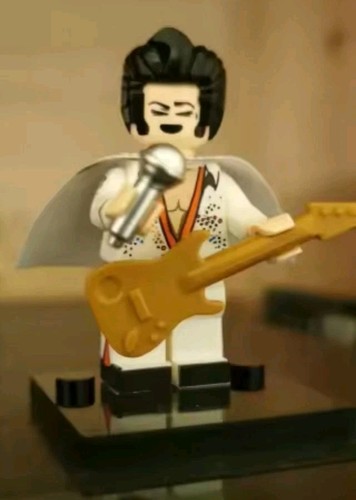 Elvis presley minifigure rock - elvis,