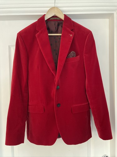 Zara red velvet - size, 40