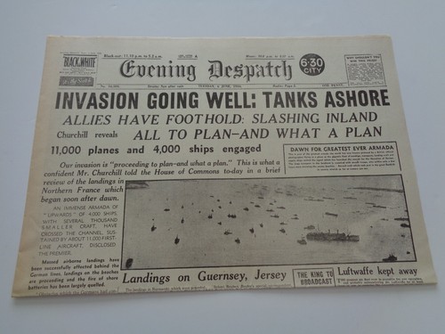Ww2 wartime newspaper - wartime,