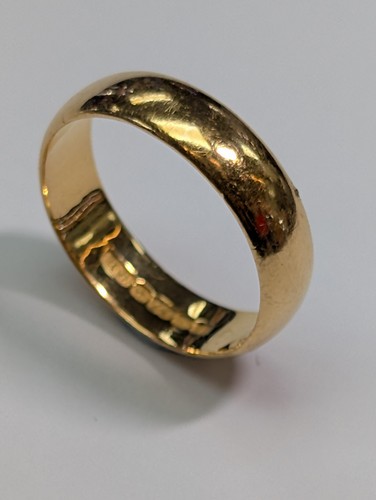22ct gold wedding - 22ct, band